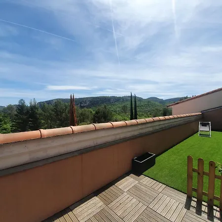 Appartement Terrasse 130m² panoramique, Piscine&Parking à Gréoux-les-Bains Extérieur photo