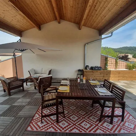 Appartement Terrasse 130m² panoramique, Piscine&Parking à Gréoux-les-Bains Extérieur photo
