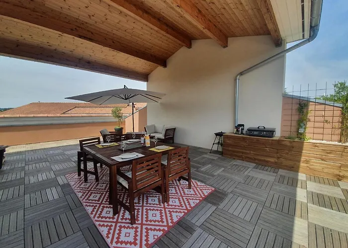Terrasse 130M2 Panoramique Avec Climatisation Piscine - 3 Chambres